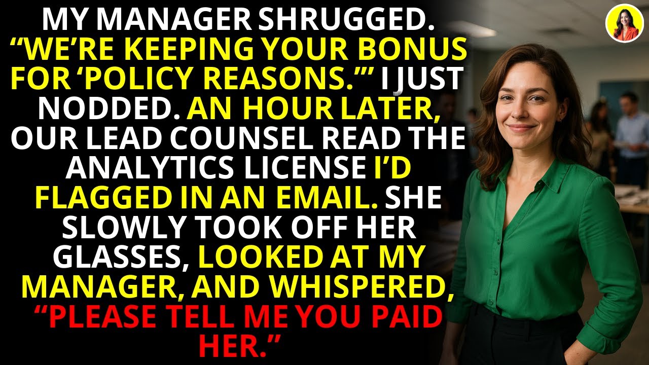 My Boss Stole My Bonus. I Triggered the License Clause That Shut Down Their Analytics. 💼