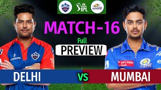 IPL 2023 Match-16 | Delhi Capitals vs Mumbai Indians Match Playing 11 | DC vs MI Match Line-up 2023