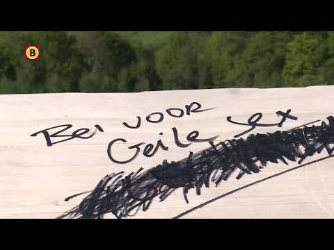 Bezoekers balen van vandalisme op de Pompejus toren in Halsteren