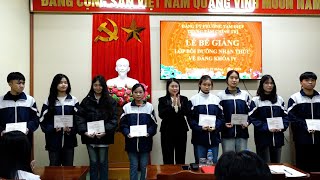 Trung tâm Chính trị phường Tam Điệp tổ chức Lễ Bế giảng giảng Lớp bồi dưỡng nhận thức về Đảng khóa IV năm 2025