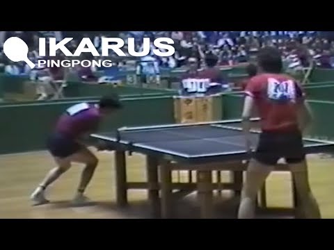 Kriston Zsolt - Cai Zhenhua (37th World Table Tennis Championships Tokyo 1983.)