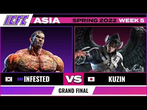 Infested (Fahkumram) vs Kuzin (Devil Jin) Grand Finals - ICFC TEKKEN Asia: Spring 2022 - Week 5