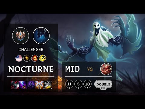 Nocturne Mid vs Vladimir - NA Challenger Patch 10.15