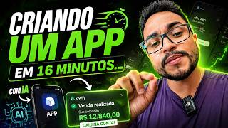 Como Criar uma APP com I.A em 16 Minutos e Vender na Internet - Passo a Passo