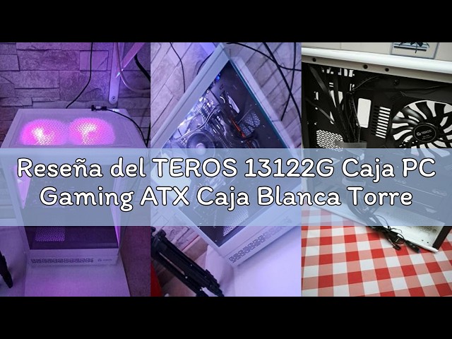 Vídeo relacionado con TEROS 13122G Caja PC Gaming ATX Caja Blanca Torre de hasta 5 Ventiladores Frontal ARGB, compacta