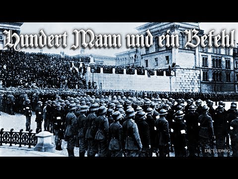 Hundert Mann und ein Befehl [German soldier song][+English translation]