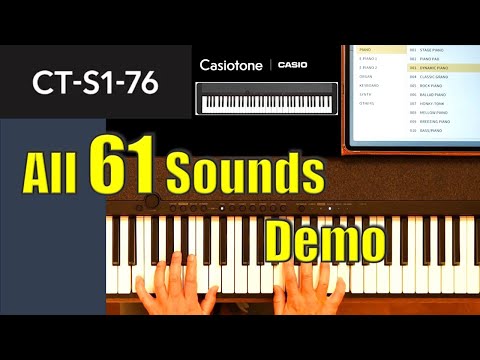 【CT-S1-76】All 61 Sounds Demo！🎹✨ [No Talking]