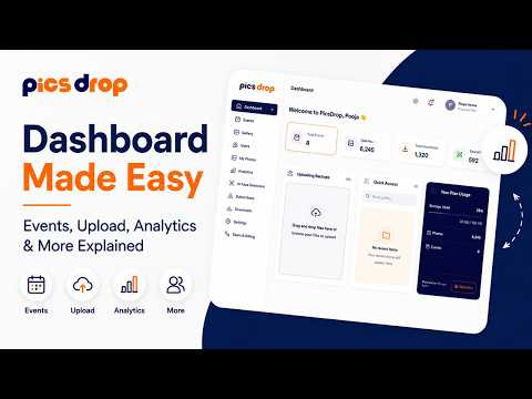 PicsDrop Video: Dashboard Overview & Analytics