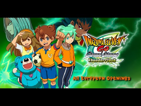 Inazma Eleven Go Chrono Stone Opening "Raimei! Blue Train" All European Languages