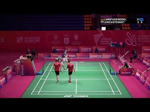 Match point - Mark LAMSFUSS / Marvin SEIDEL vs Andrew JONES / Adam STEWART - MD R32 #EBC21​​​​​