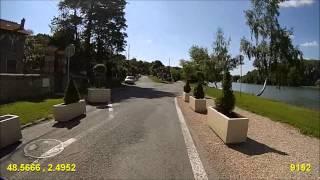 preview picture of video 'Ponthierry - Corbeil-Essonnes - Via les Berges de Seine VTT'