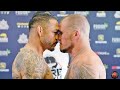 LEONARD GARCIA AND JOE ELMORE GET INTENSE AT WEIGH IN! GET IN EACH OTHERS FACE AHEAD OF FIGHT!
