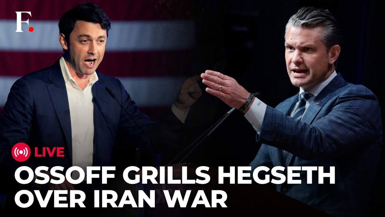 Hegseth VS Ossoff LIVE: Hegseth Faces Grilling From Ossoff Over Iran War Claims | Senate Hearing