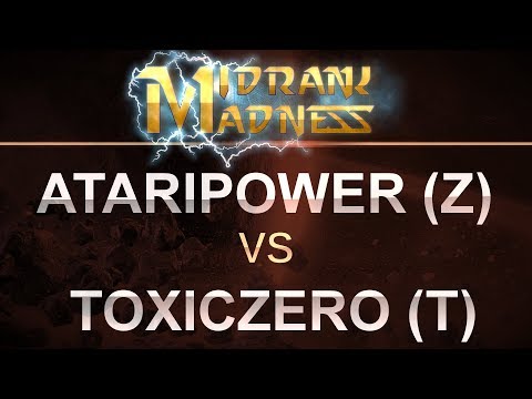 SC2 - MidRank Madness 2017 - Ataripower (Z) v ToxicZero (T) on Catallena