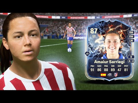 87 AMAIUR SARRIEGI MAGICIAN OF THE RIGHT EVOLUTION PLAYER REVIEW IN FC 26 | FC 26 ULTIMATE TEAM