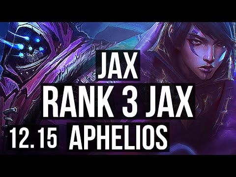 JAX & Karma vs APHELIOS & Taric (ADC) | Rank 3 Jax, 2/1/11, 400+ games | NA Challenger | 12.15