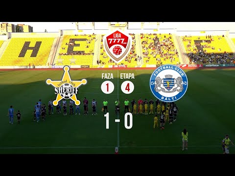 ⚽ REZUMAT LIGA 7777.MD, FAZA 1 – ETAPA 4, SHERIFF - CSF BĂLȚI 1-0