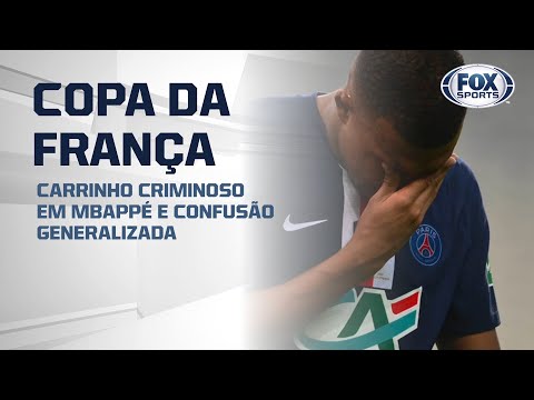 CARRINHO CRIMINOSO EM MBAPPÉ E CONFUSÃO GENERALIZADA NA FINAL DA COPA DA FRANÇA