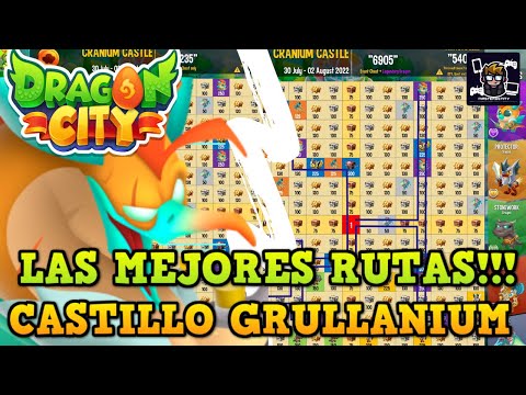 ISLA CASTILLO GRULLANIUM "LA MEJORES RUTAS PARA LLEVARTE TODAS LAS RECOMPENSAS GRATIS" | Dragon City