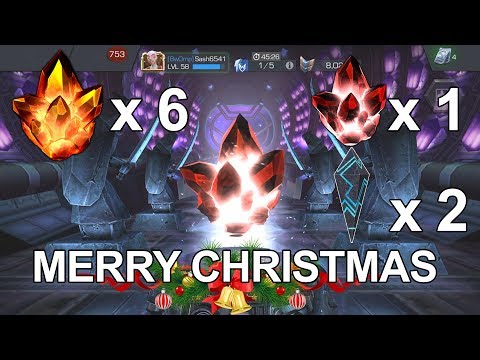 Massive Christmas Crystal Opening 2017 | 5 star awakening gem + 1x 5 star + 15 tries 5 star Punisher