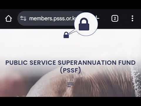 PSSF | Simple Steps to Login/Register on the Members Portal