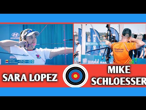 sara lopez v Mike schloesser/ Compound archery