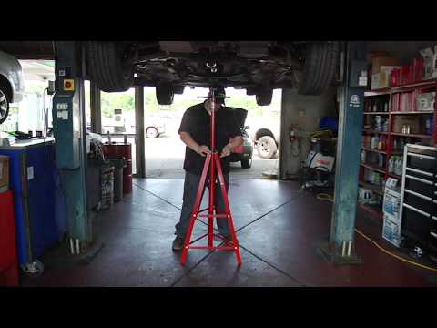 Strongway High-Position Hoist Stand - 2-Ton Capacity, 48 3/484 1/2 Lift Range