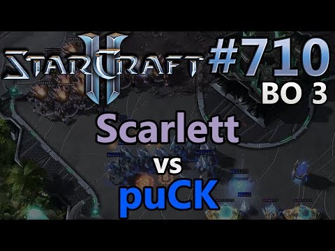 Scarlett (Z) vs puCK (P) | BO3 | Starcraft 2: Replay-Cast #710 [German]