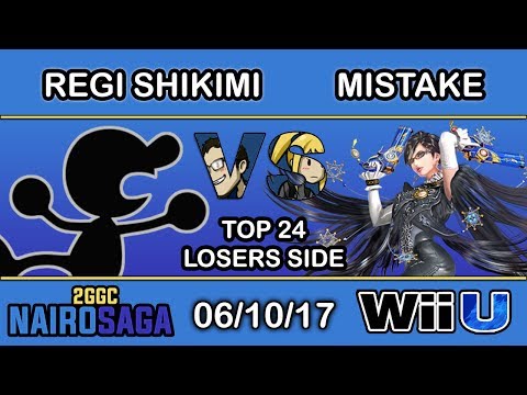 2GGC: Nairo Saga - SF | RG | Regi Shikimi (Mr. Game & Watch) Vs. Mistake (Bayonetta) Top 24 Losers