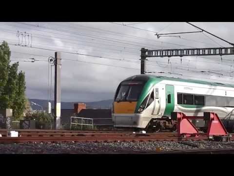 Intercity class 22000 DMU - Passes by Fairview Dart Depot, Dublin.