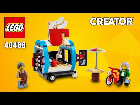 LEGO® Creator | Coffee Cart (40488)[149 pcs] Step-by-Step Building Instructions | Top Brick Builder