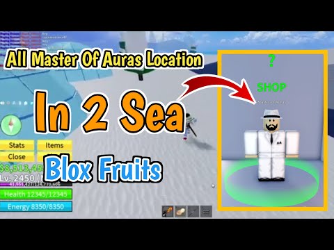 Blox Fruits All Master Of Auras Location In 2nd Sea  (2025) | Haki Color Locations