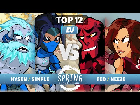 Hysen & Simple vs Ted & Neeze - Top 12 - Spring Championship 2023 - EU 2v2