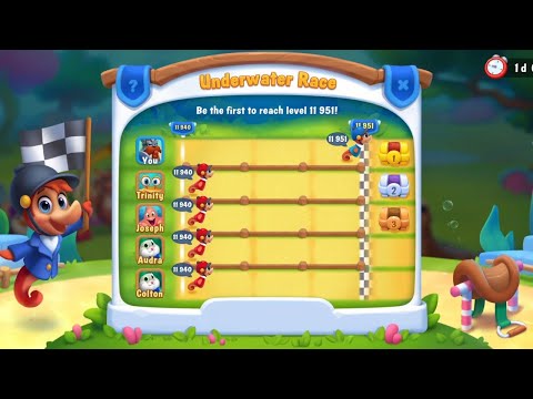 @Fishdom The Last Level Level 11950. Won 🏆 1st Underwater Race 🏎️