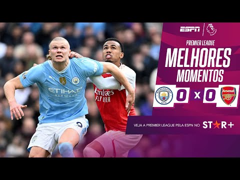 Gols e lances de Manchester City x Arsenal