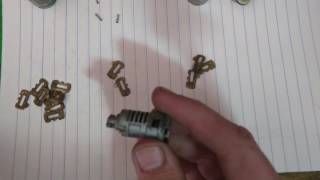 How to rekey an S10 door lock cylinder