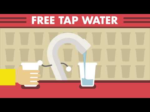 ⁣Choose tap water
