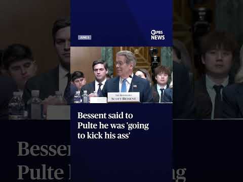Bessent said to Pulte he was 'going to kick his ass'