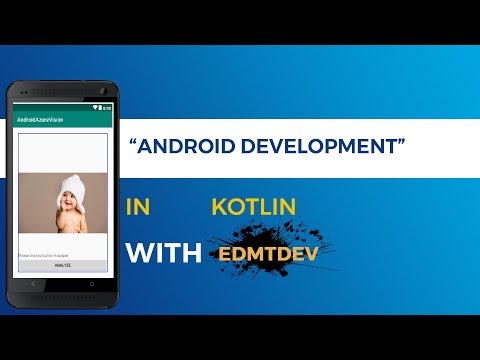Kotlin Android Tutorial Image Analyze with Azure Computer Vision