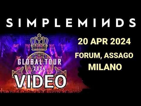 Simple Minds - Forum, Assago, Milano, Italy, 20 apr 2024 FULL VIDEO LIVE CONCERT
