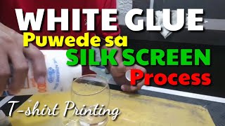 T SHIRT PRINTING SCREEN GAMIT AY WHITE GLUE | DA HUSTLER'S TV