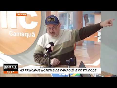 Vitor Hugo Lindenau participa do programa Bom Dia Camaquã