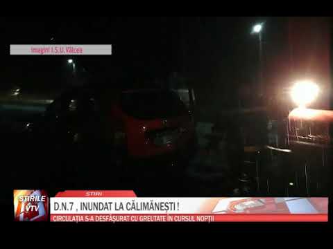 DN7 INUNDAT LA CALIMANESTI