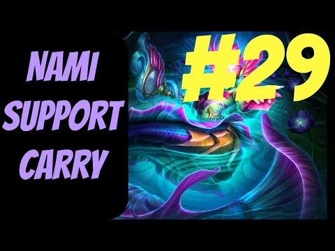Nami In-Depth Gameplay #29 --  Season 8 -- How to Win as Support -- League of Legends