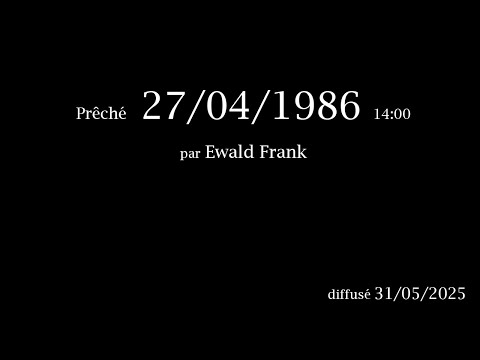 Zurich 27-04-1986 14:00 Fr Ewald Frank (FR)