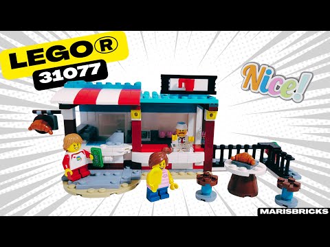 Modular SWEET SURPRISE! 🍰 LEGO Creator 3in1 Food Corner Café 31077