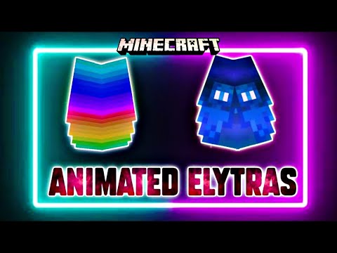 Insane Animated Elytras Texture for MCPE