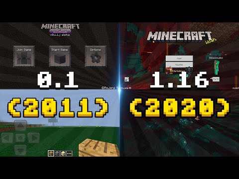 Kupa - EVOLUTION of Minecraft PE from 0.1 TO 1.16 (NETHER UPDATE)