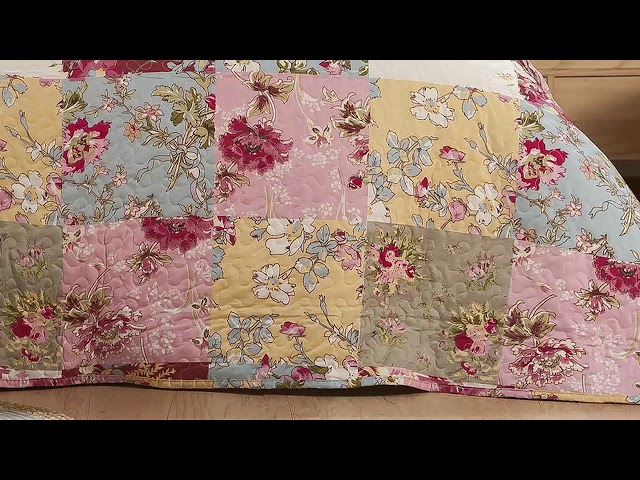 Vídeo relacionado con Surwin Colcha Bouti Verano y Primavera Lindo Patrón de Dinosaurio Niños Cubrecama Reversible Acolchado de Microfibra Colcha Fina para Cama 90 / Cama 135, Manta Multiusos (Verde,150x200cm)