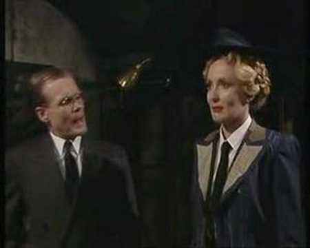 Allo Allo: Helga's new suit...